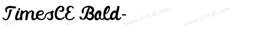 TimesCE Bold字体转换